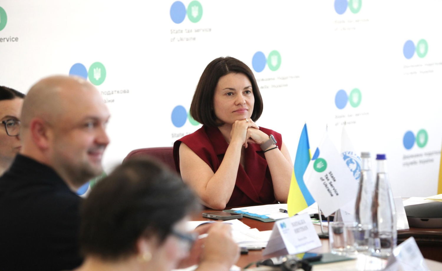 Фотографія зустріч між фахівцями ДПС та МВФ